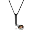 Collar con foto personalizada - Barra con cadena de caja