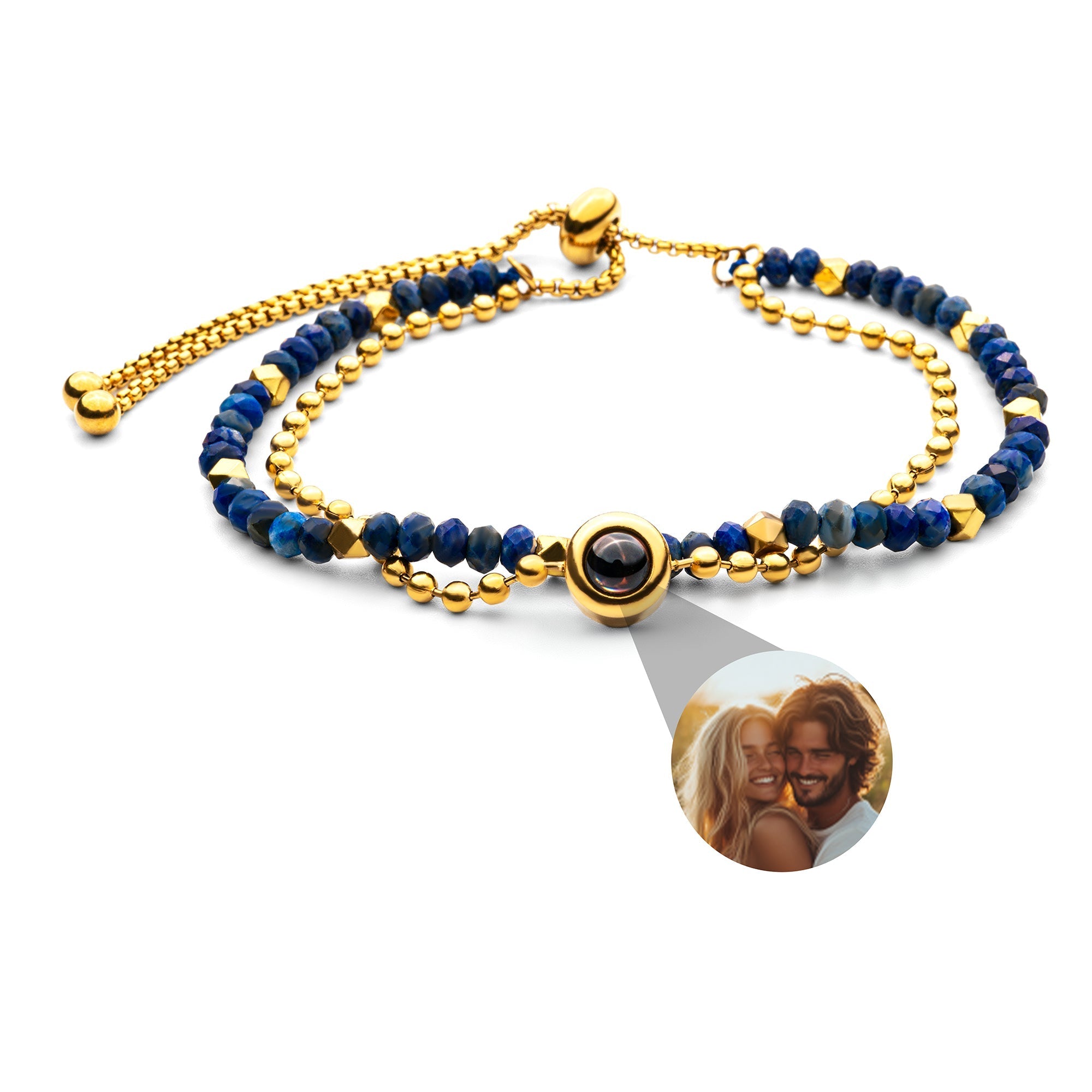 Pulsera con foto personalizada - Cristal