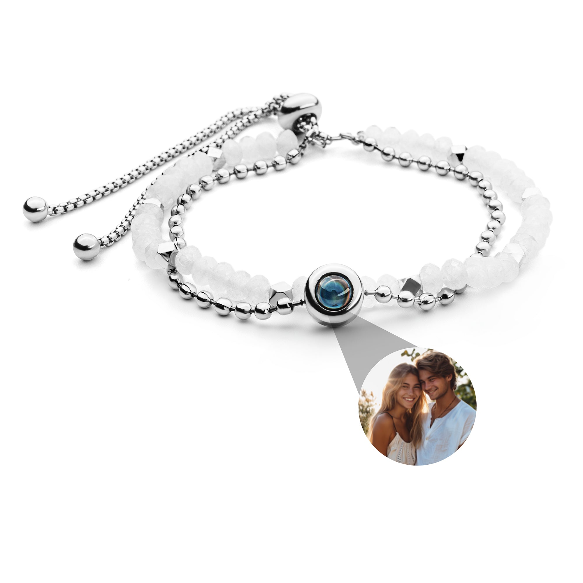 Pulsera con foto personalizada - Cristal