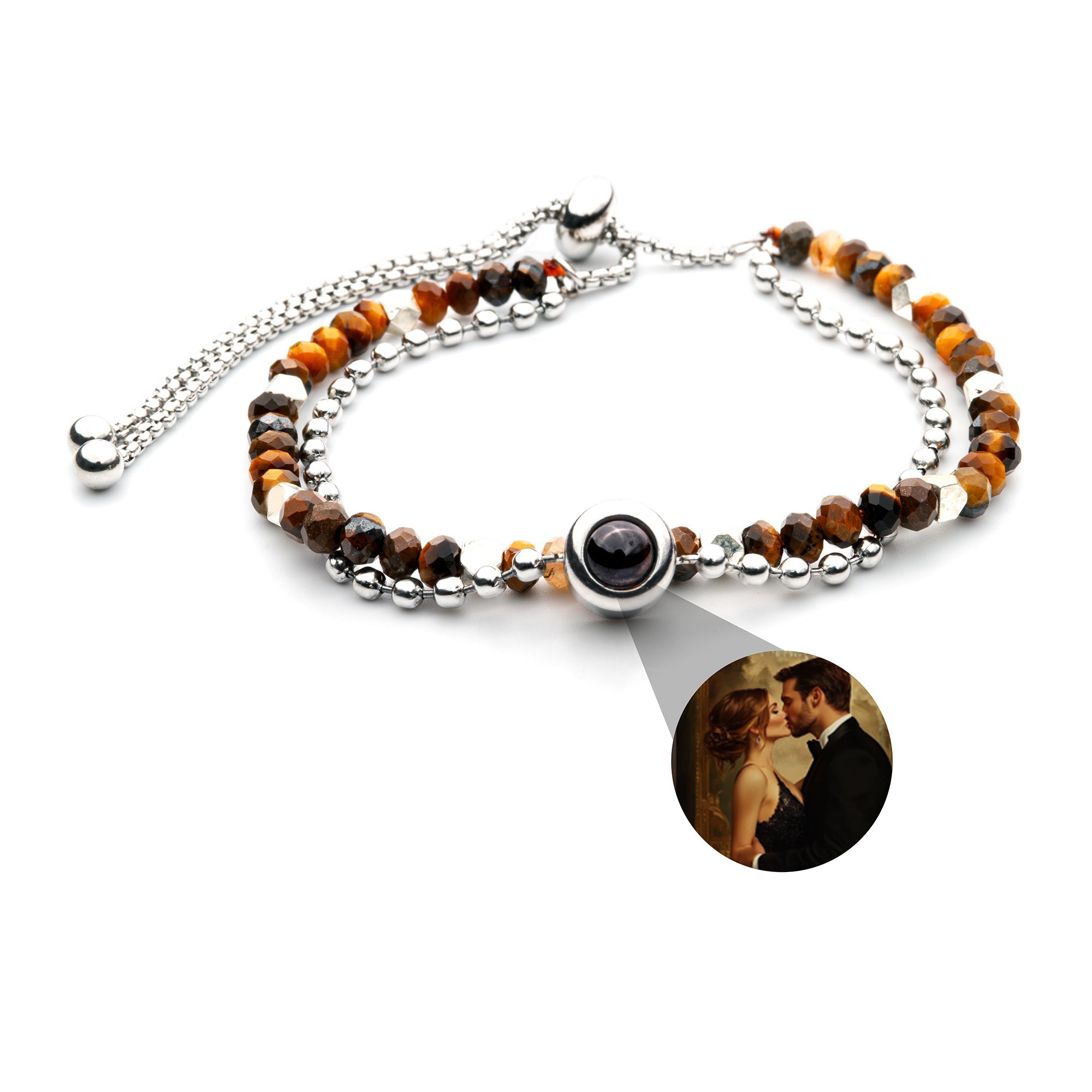 Pulsera con foto personalizada - Cristal