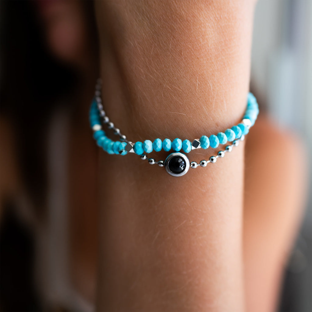 Pulsera con foto personalizada - Cristal