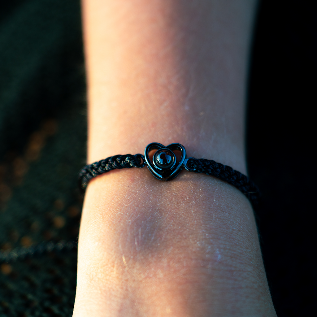 Pulsera con foto personalizada - Corazón