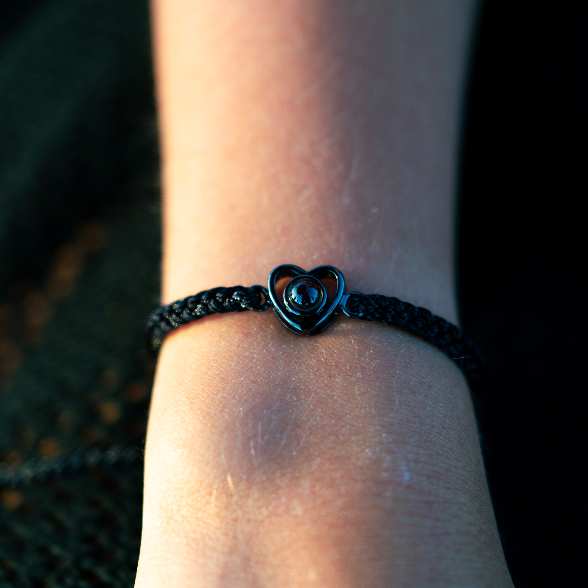 Pulsera con foto personalizada - Corazón