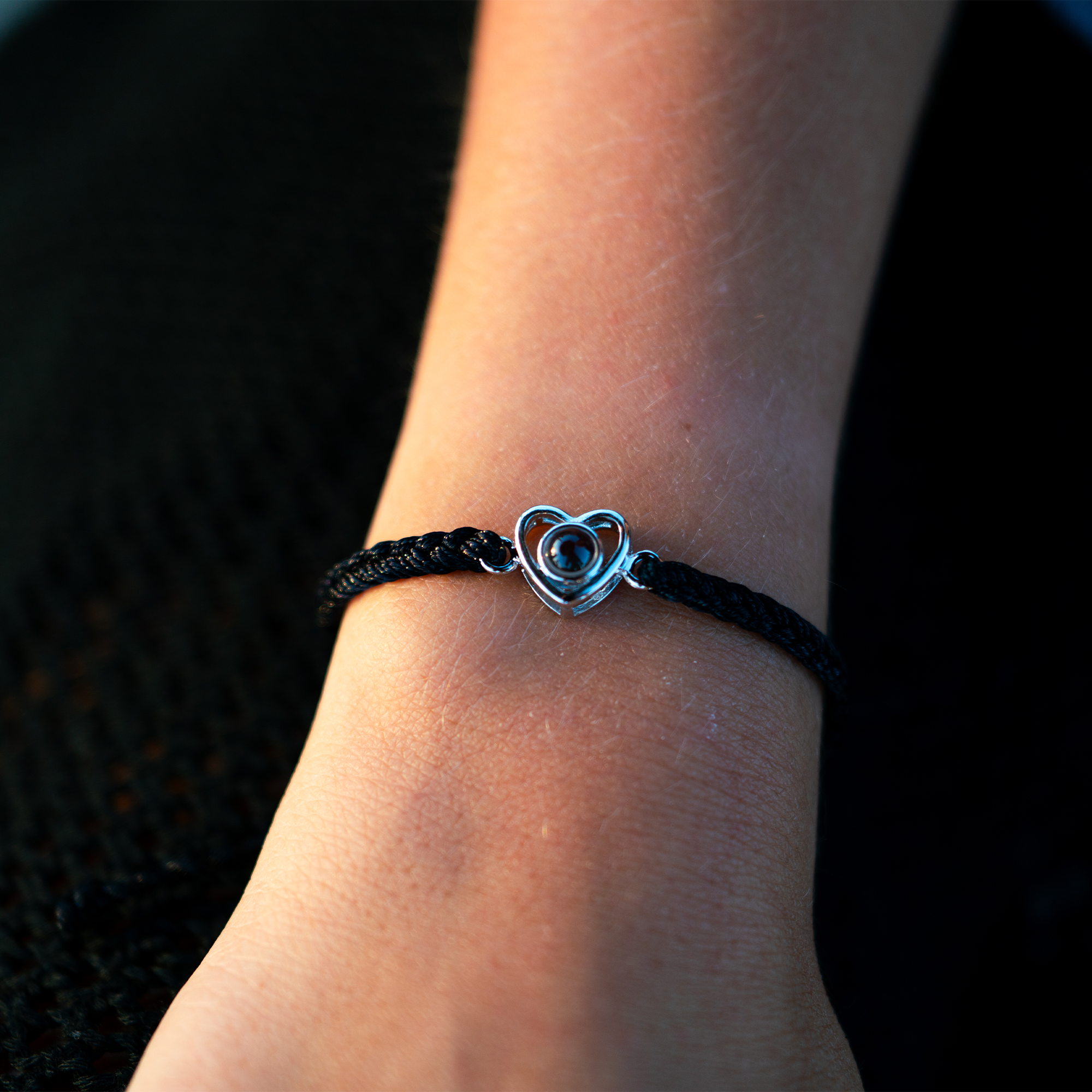 Pulsera con foto personalizada - Corazón