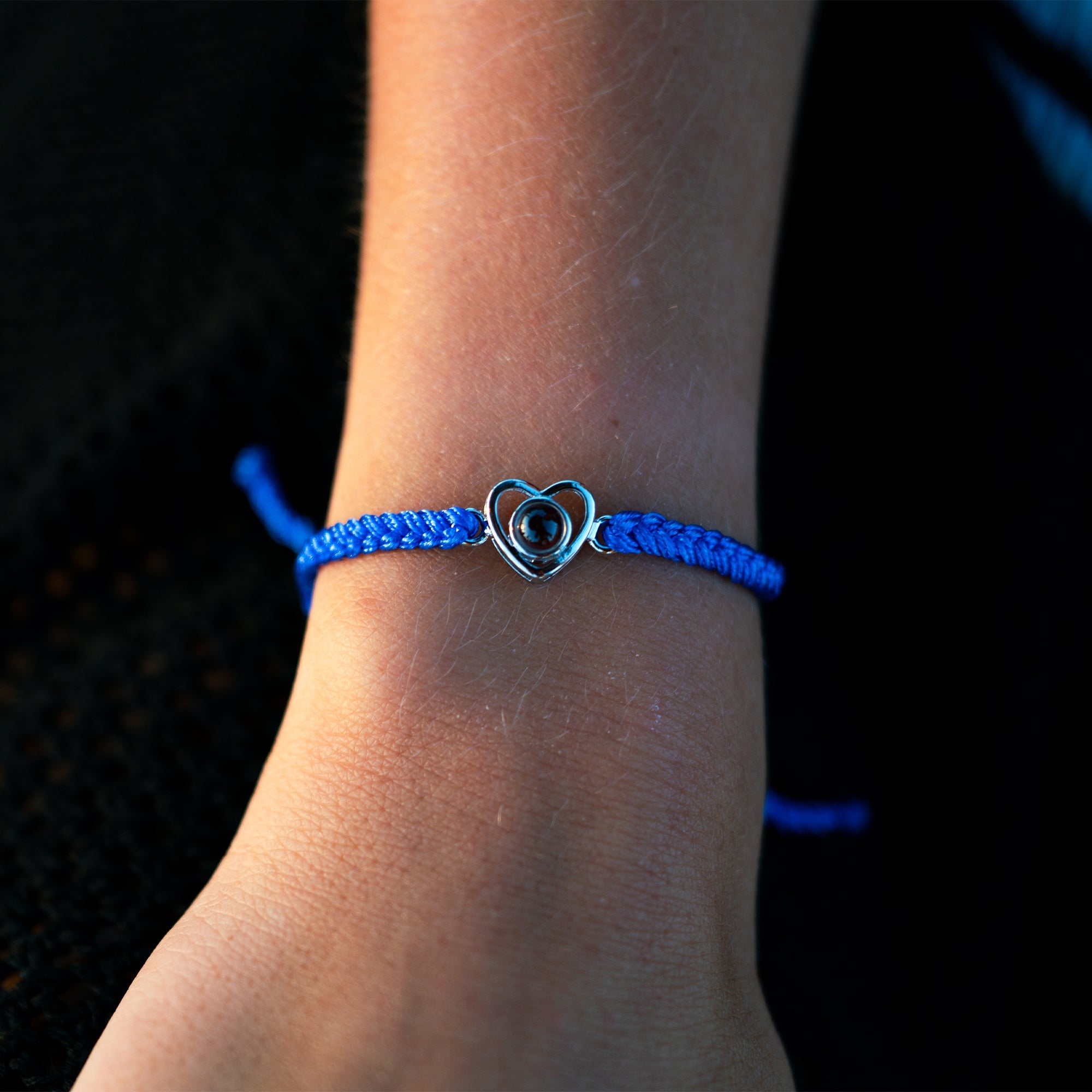 Pulsera con foto personalizada - Corazón