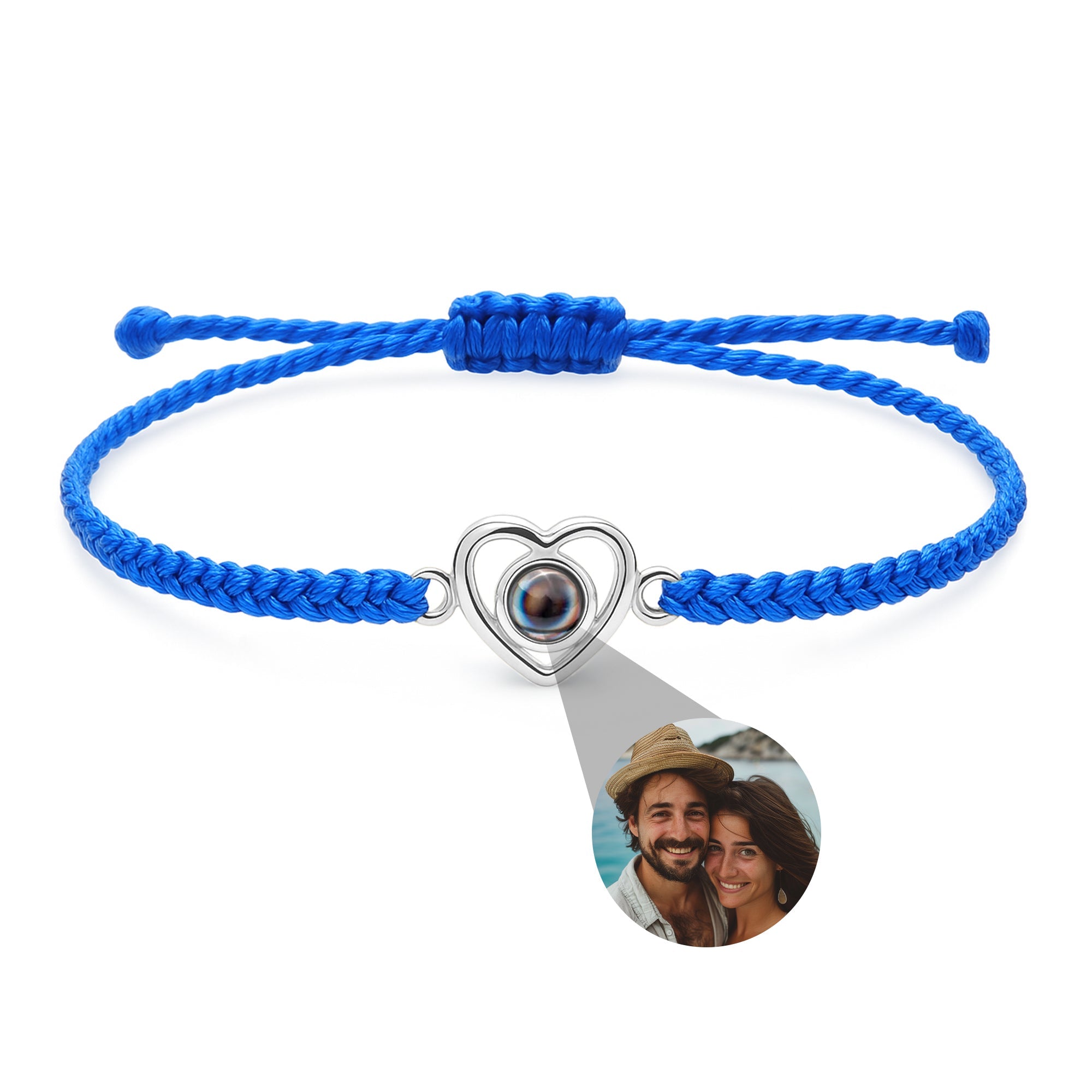 Pulsera con foto personalizada - Corazón