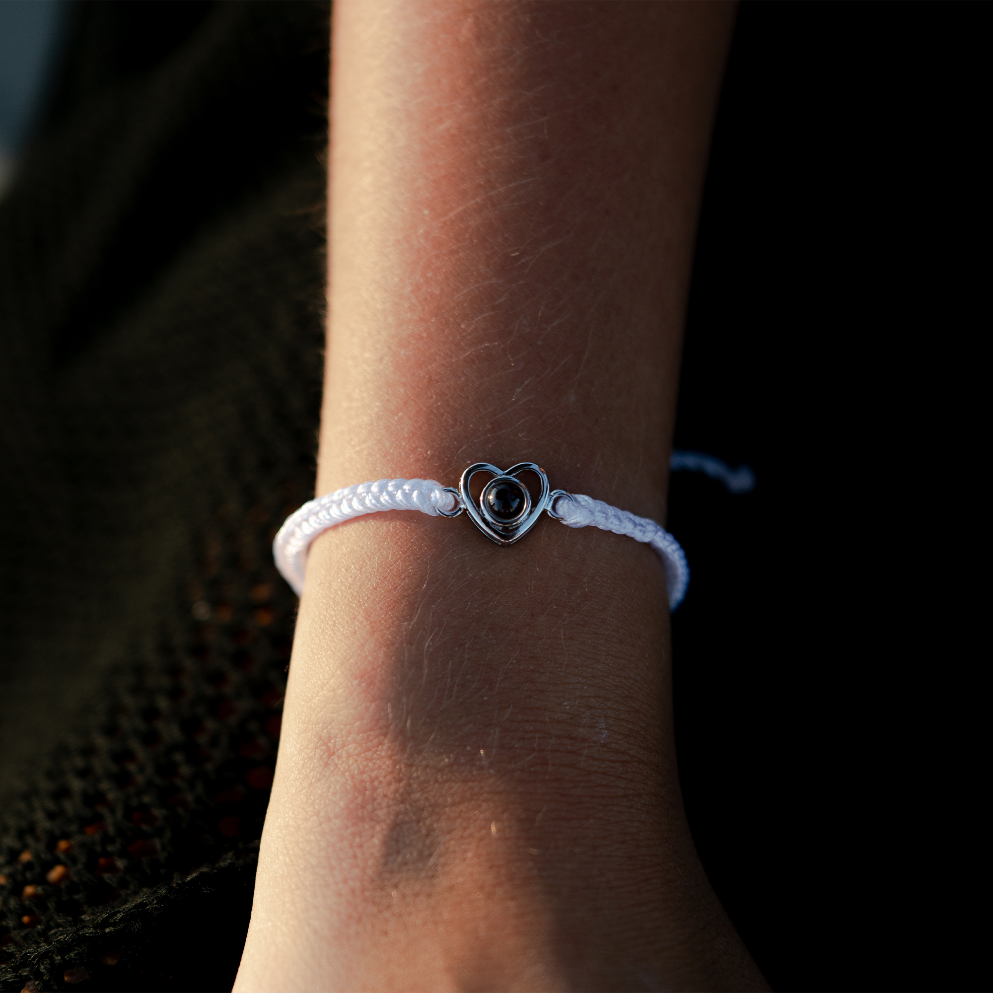 Pulsera con foto personalizada - Corazón