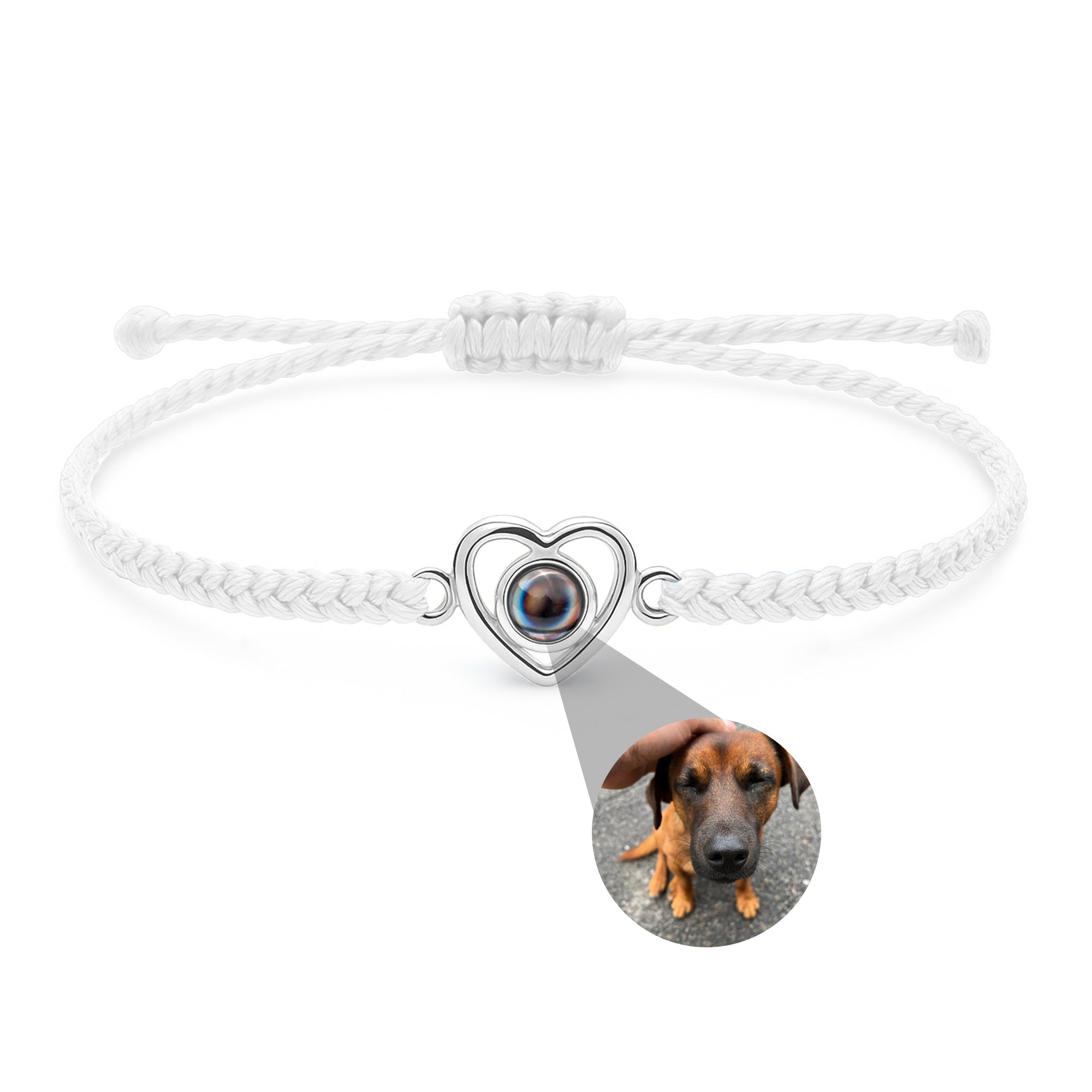 Pulsera con foto personalizada - Corazón