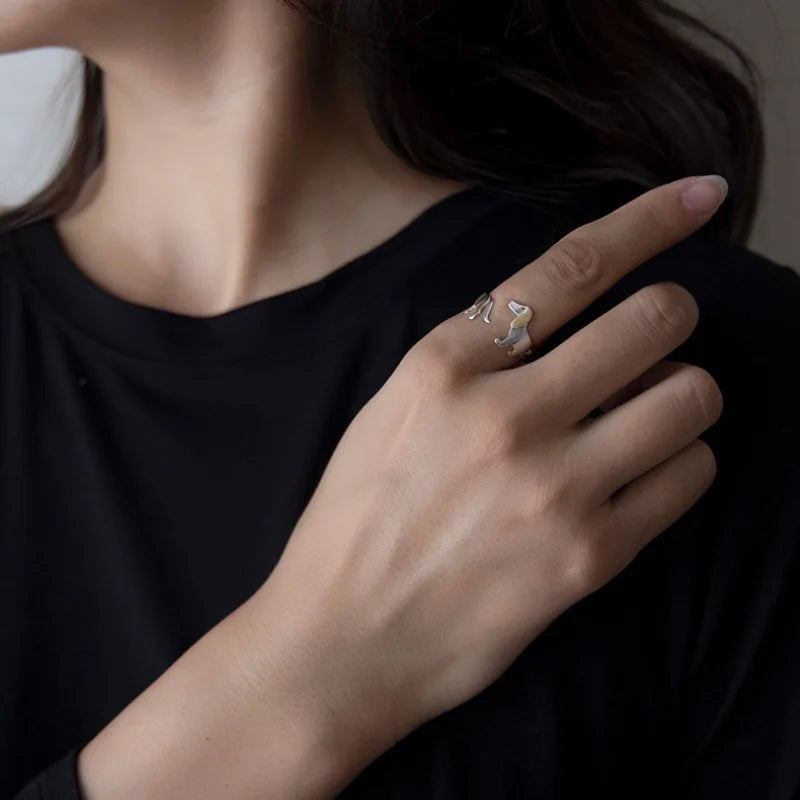 Anillo de Dachshund – Ajuste Ajustable