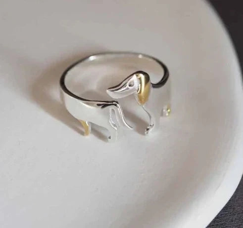 Anillo de Dachshund – Ajuste Ajustable
