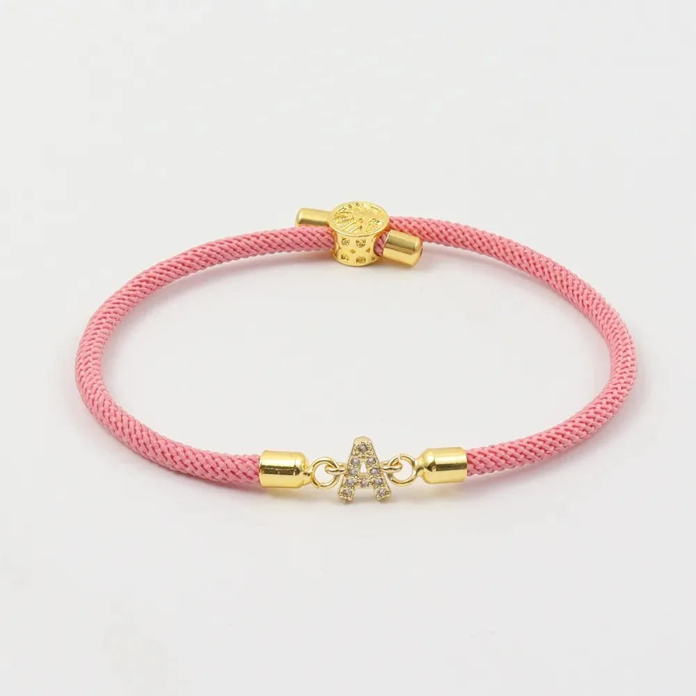 Pulseras Ajustables con Iniciales 1+1 Gratis