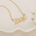 Collar de Nombre Griego Personalizado