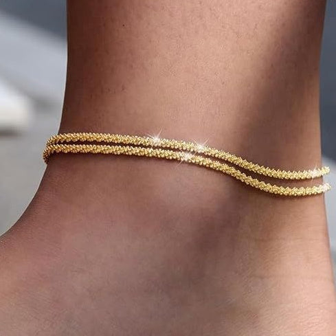 Tobillera Estilo Vacaciones con Cadena
