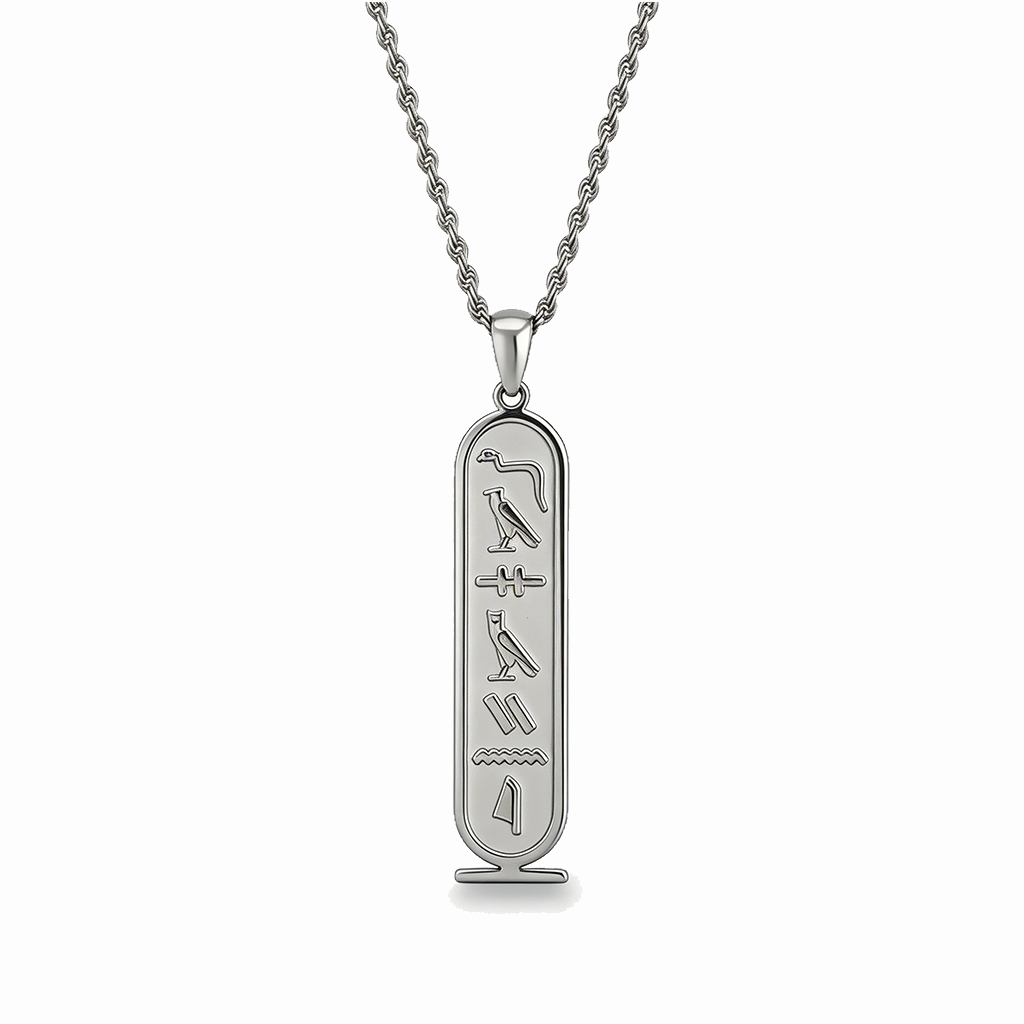 Collar Cartucho con Jeroglíficos – Personaliza con Tu Nombre Egipcios