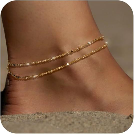 Tobillera Estilo Vacaciones con Cadena