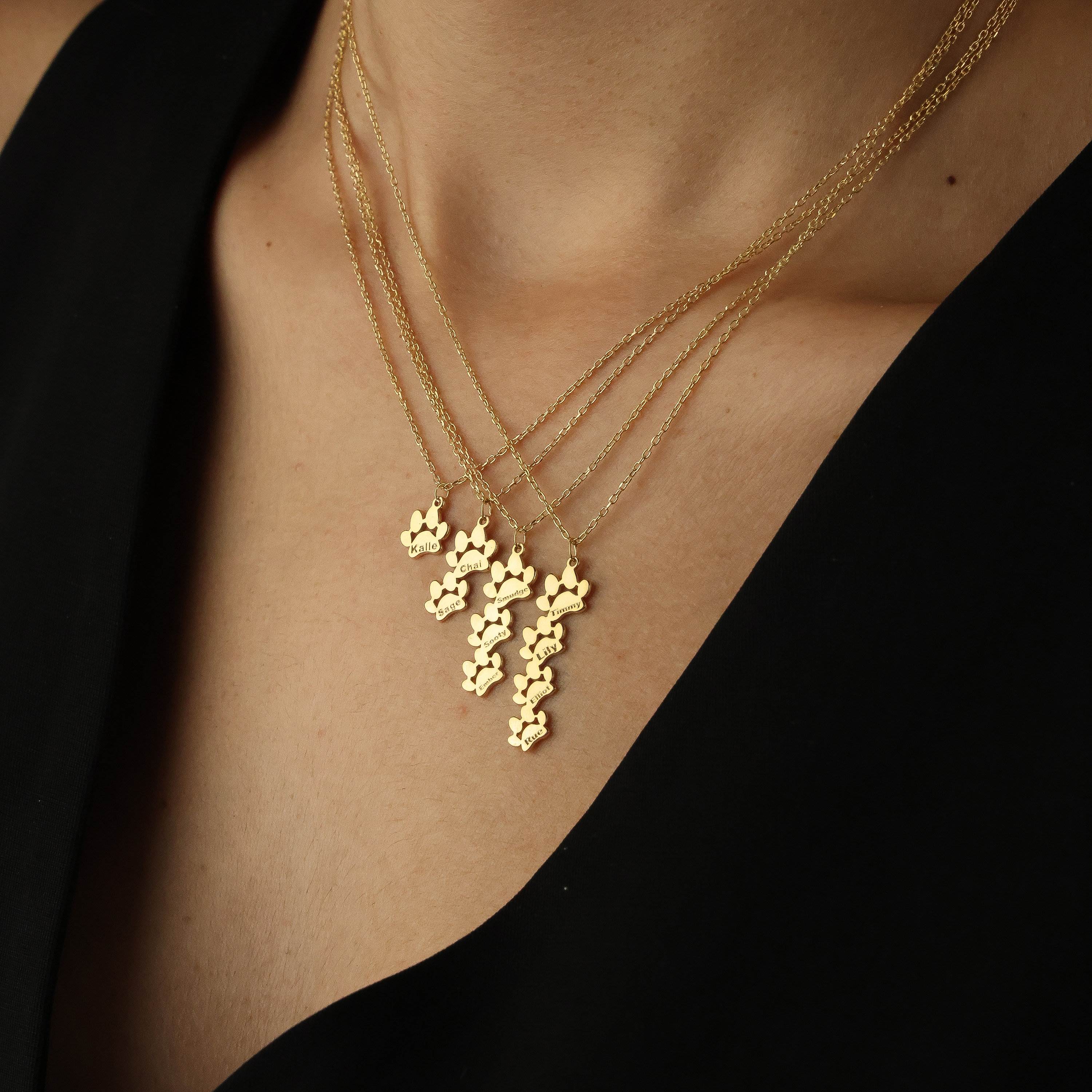 Collar/ Pulsera con Huella de Patas