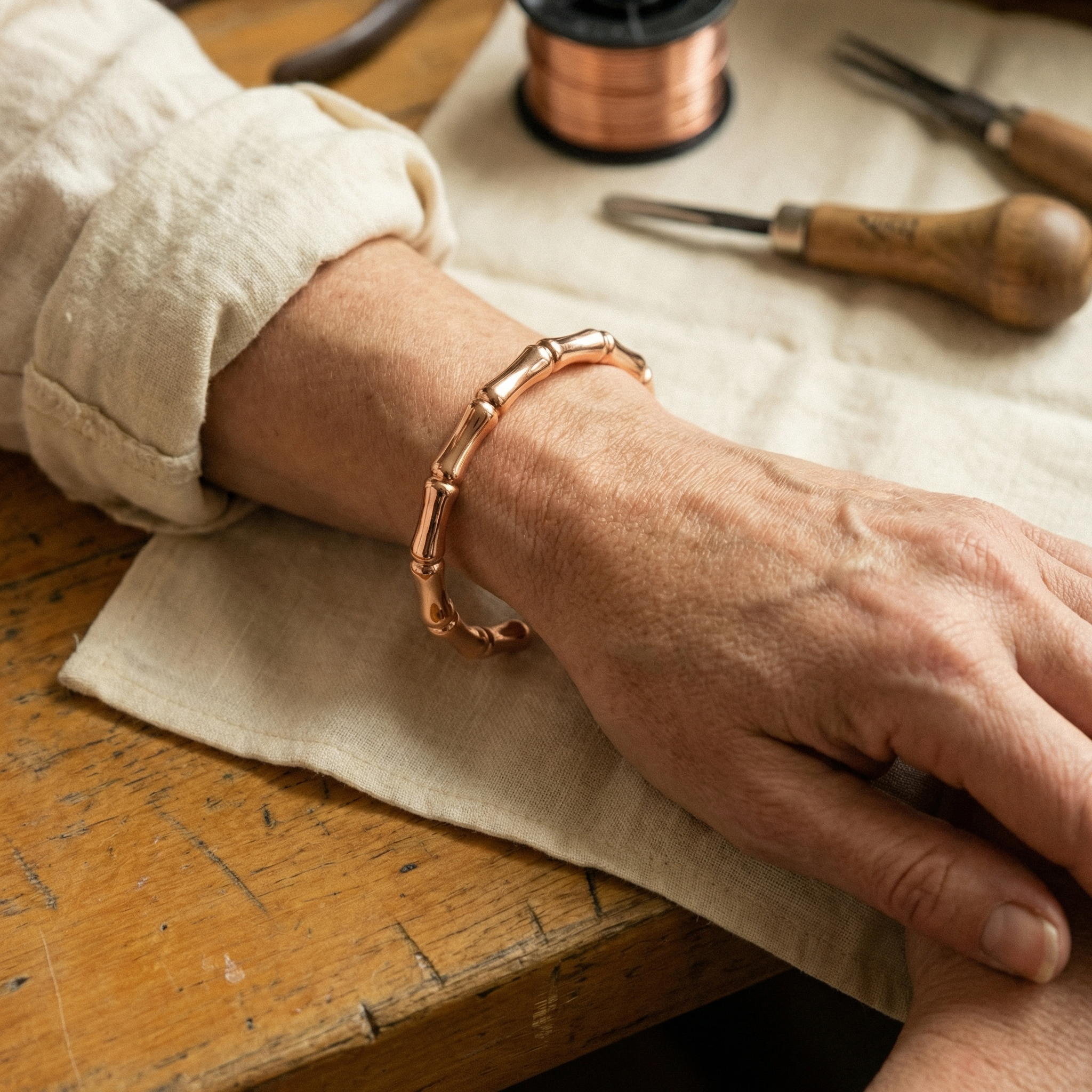 Orfebre Madrid - Pulsera de Cobre Terrena