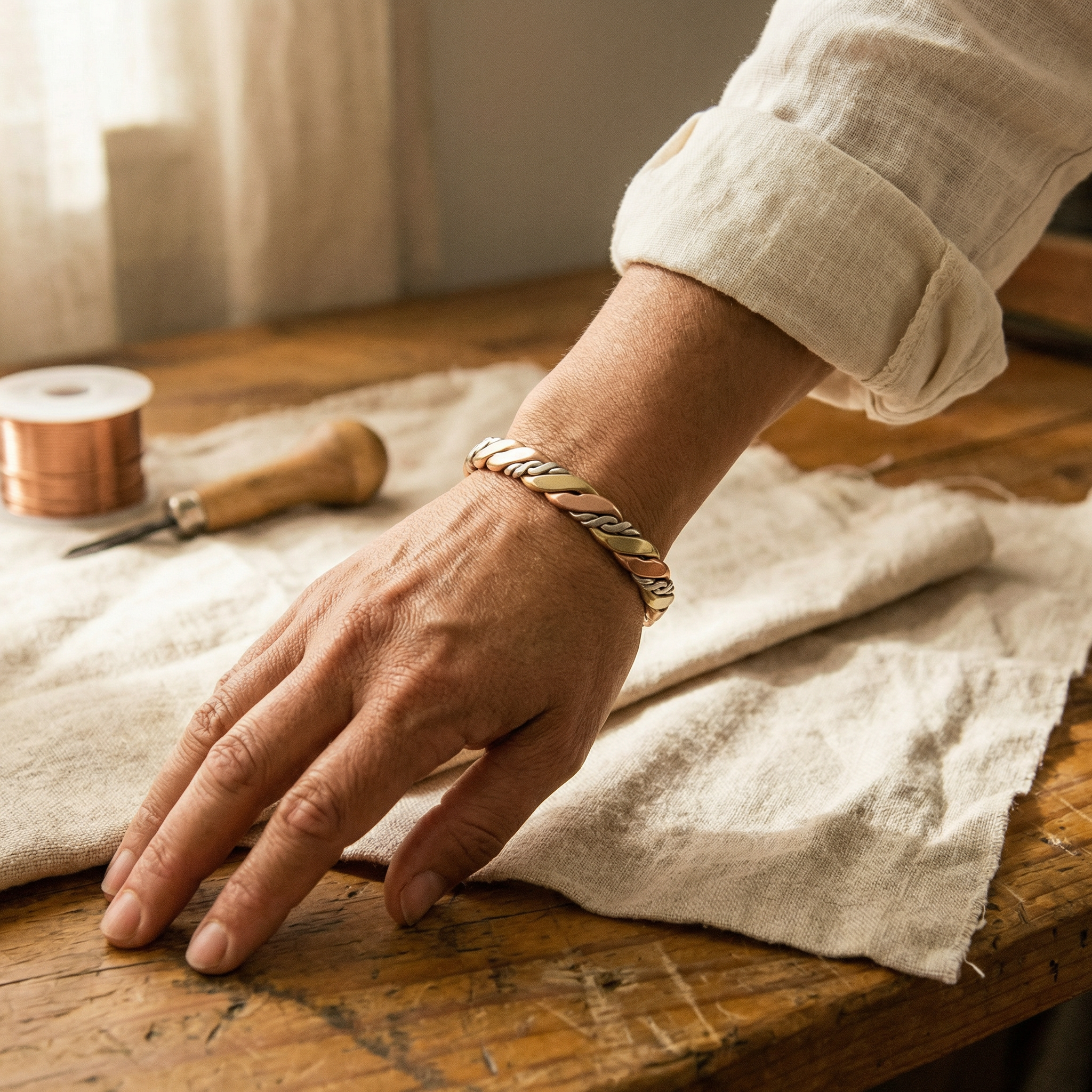 Orfebre Madrid - Pulsera de Cobre