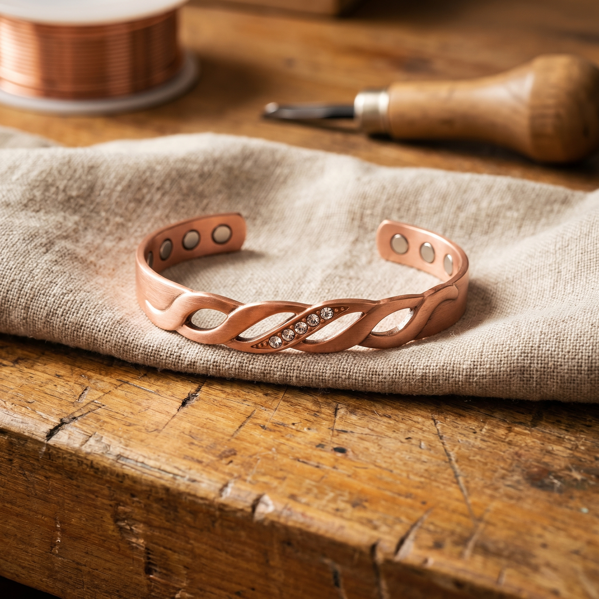 Orfebre Madrid - Pulsera de Cobre Errante