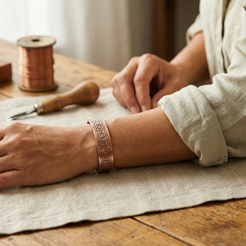 Orfebre Madrid - Pulsera de Cobre Noble
