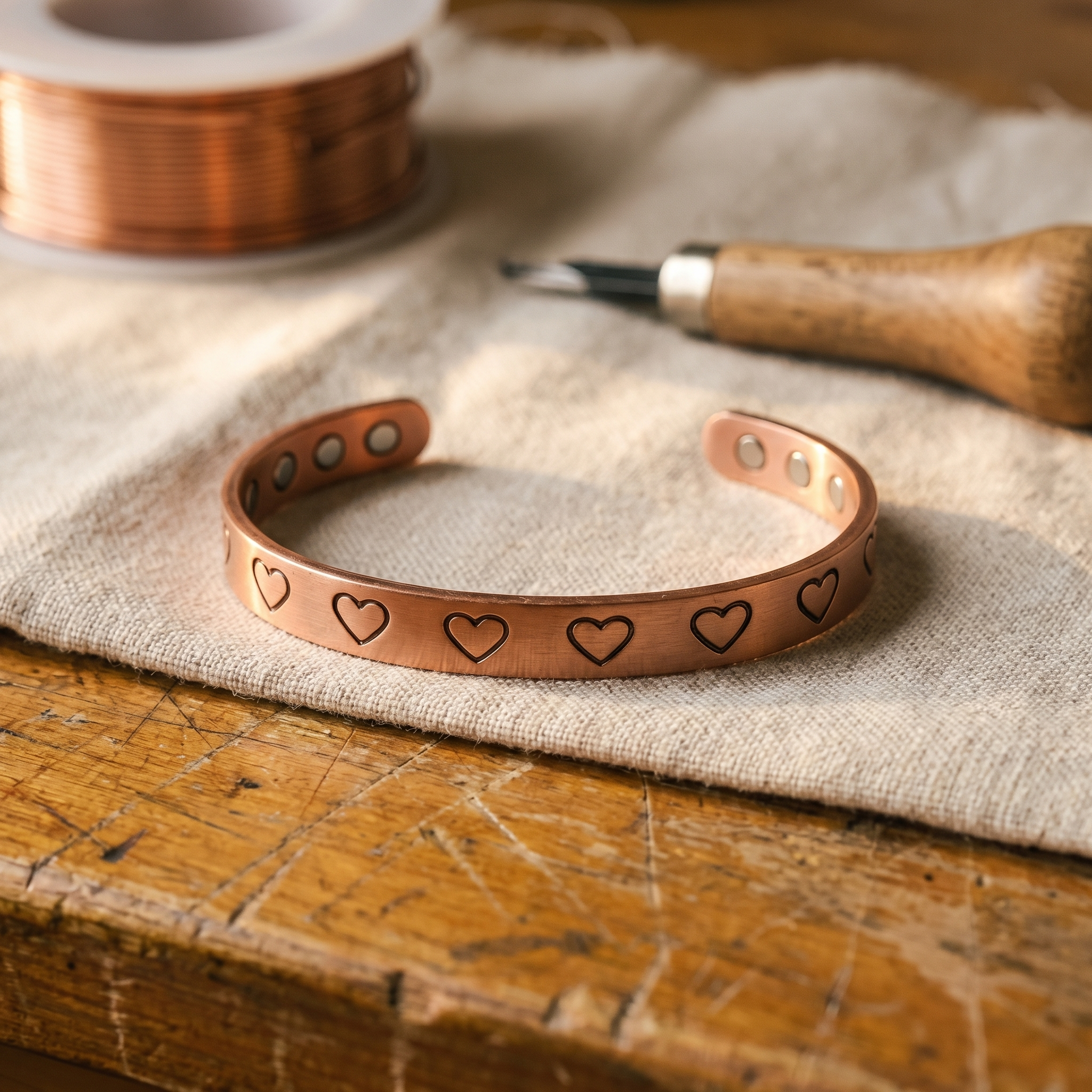 Orfebre Madrid - Pulsera de Cobre Insumisa