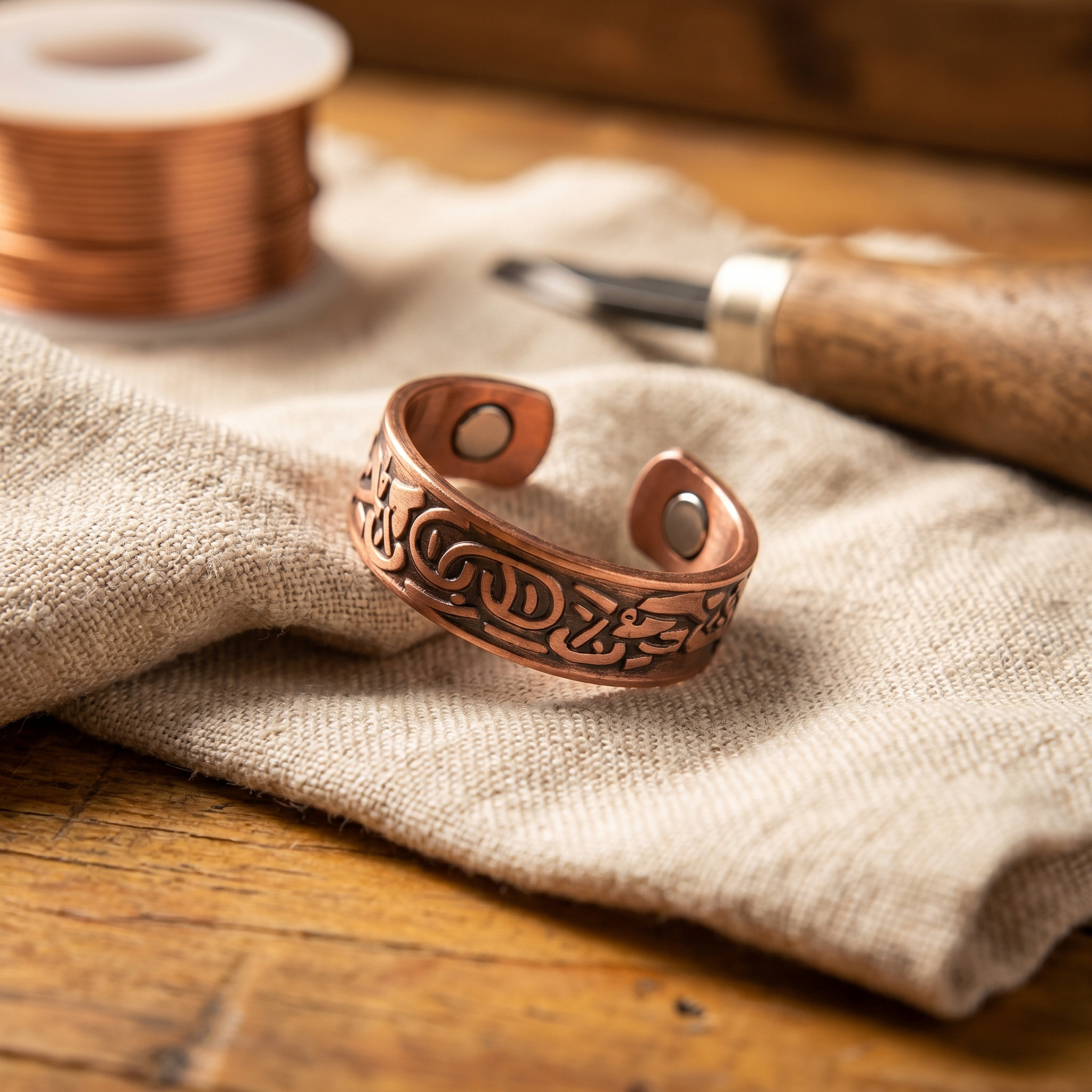 Orfebre Madrid - Anillo de Cobre Vívida