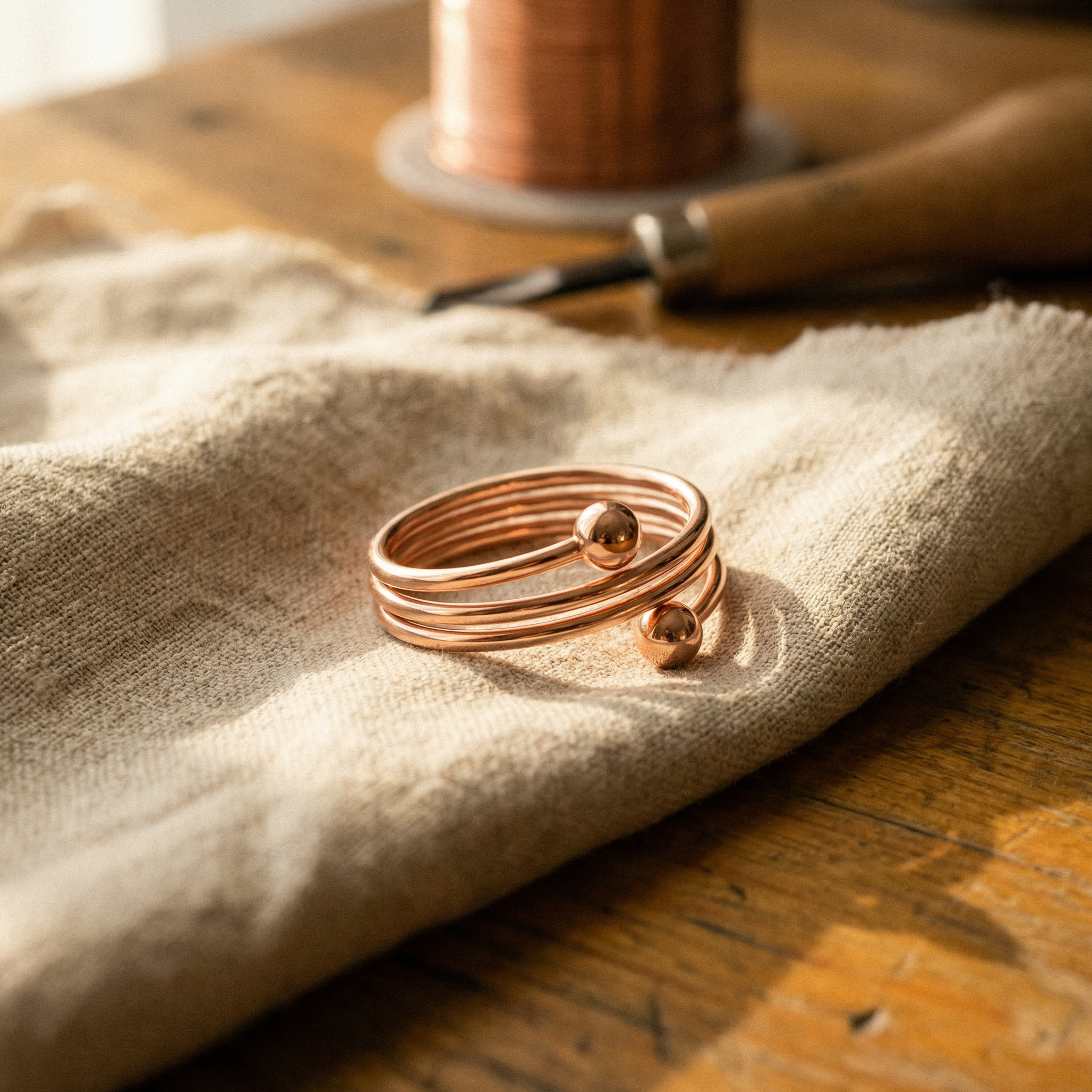 Orfebre Madrid - Anillo de Cobre Ancestral