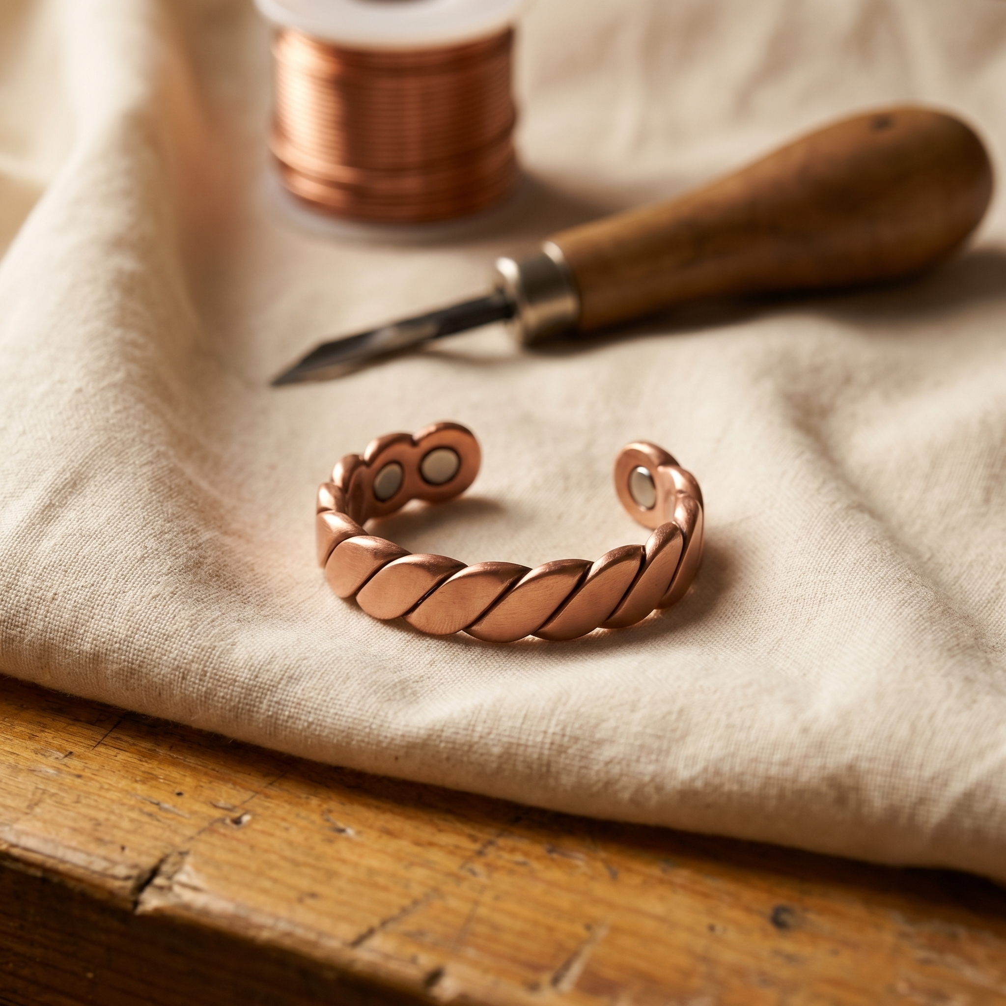 Orfebre Madrid - Anillo de Cobre Maciza