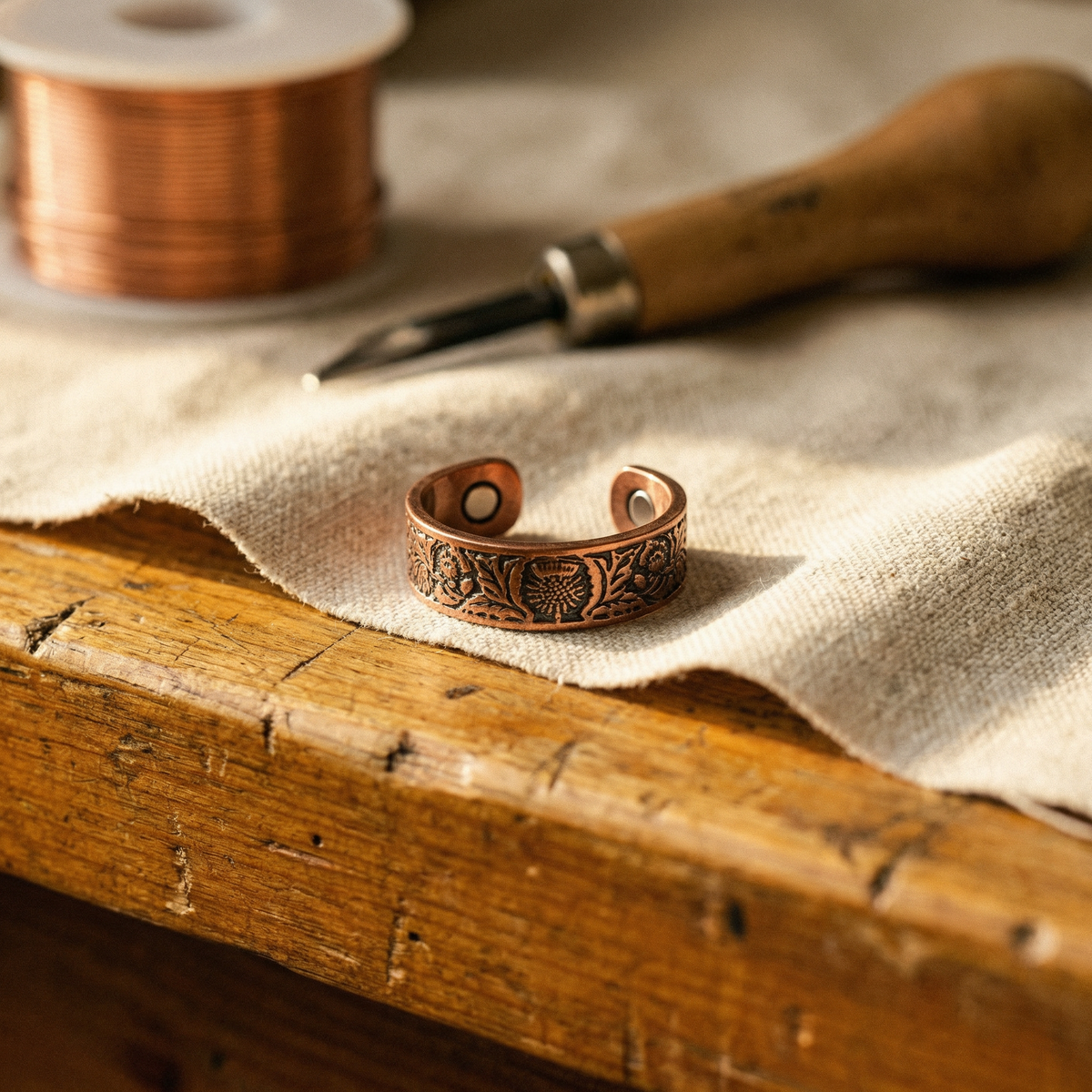 Orfebre Madrid - Anillo de Cobre Perpetua