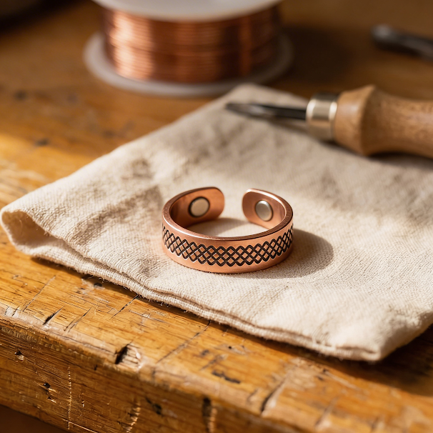 Orfebre Madrid - Anillo de Cobre - Joyería Elegante y Única