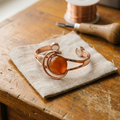 Orfebre Madrid - Pulsera Naranja de Cobre de la Esfera