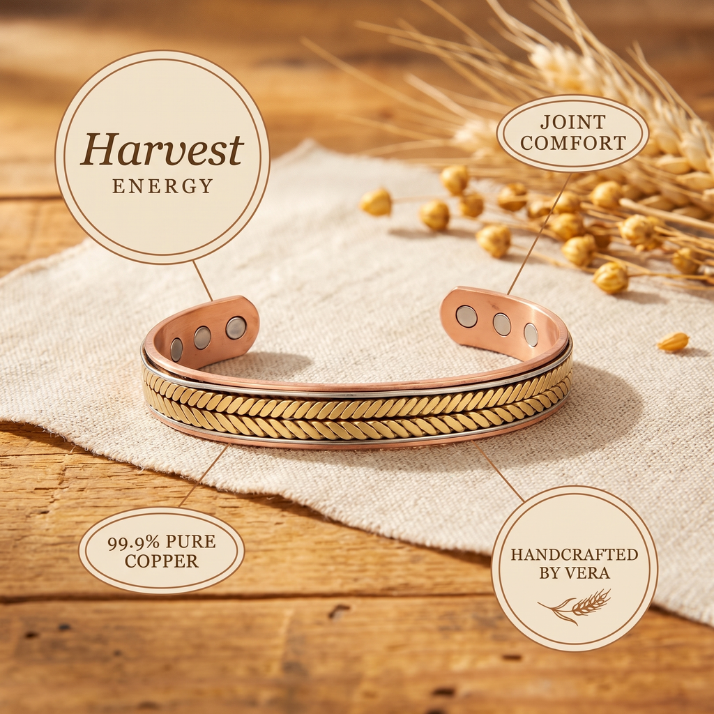 Orfebre Madrid - Pulsera de Cobre Cosecha