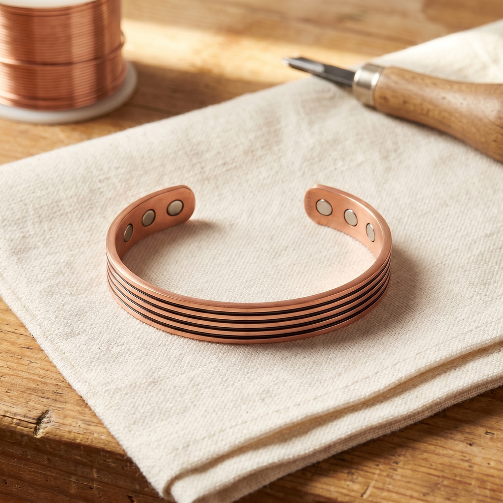 Orfebre Madrid - Pulsera de Cobre Templada
