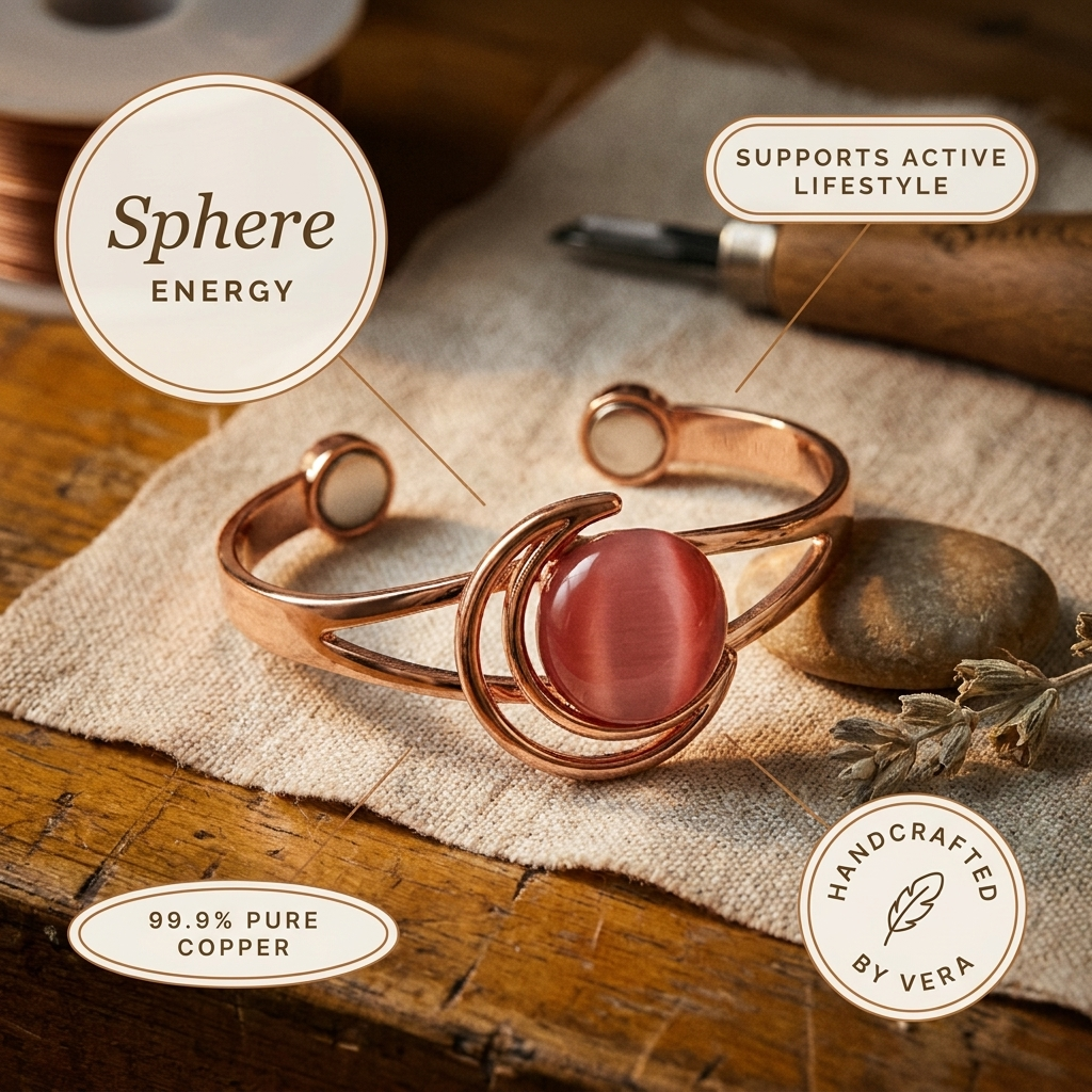 Orfebre Madrid - Pulsera Rosa de Cobre