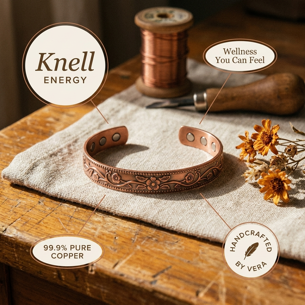 Orfebre Madrid - Pulsera de Cobre Sólida
