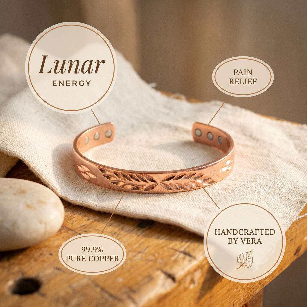 Orfebre Madrid - Pulsera Lunar de Cobre