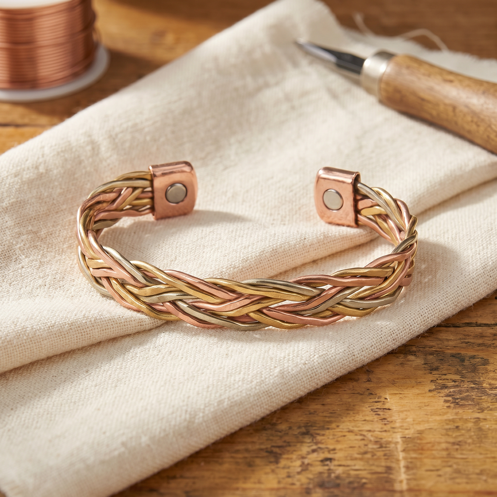Orfebre Madrid - Pulsera de Cobre Verdadera