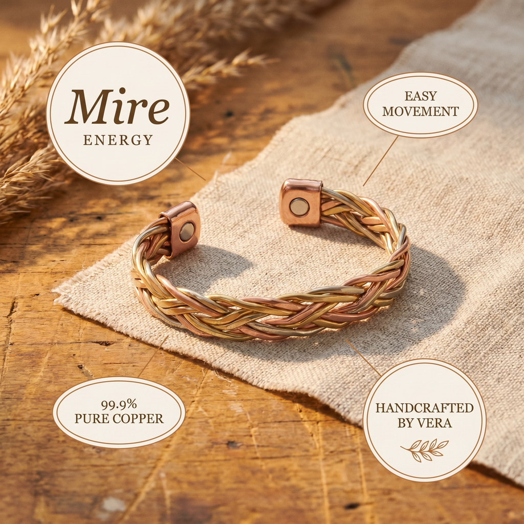Orfebre Madrid - Pulsera de Cobre Verdadera