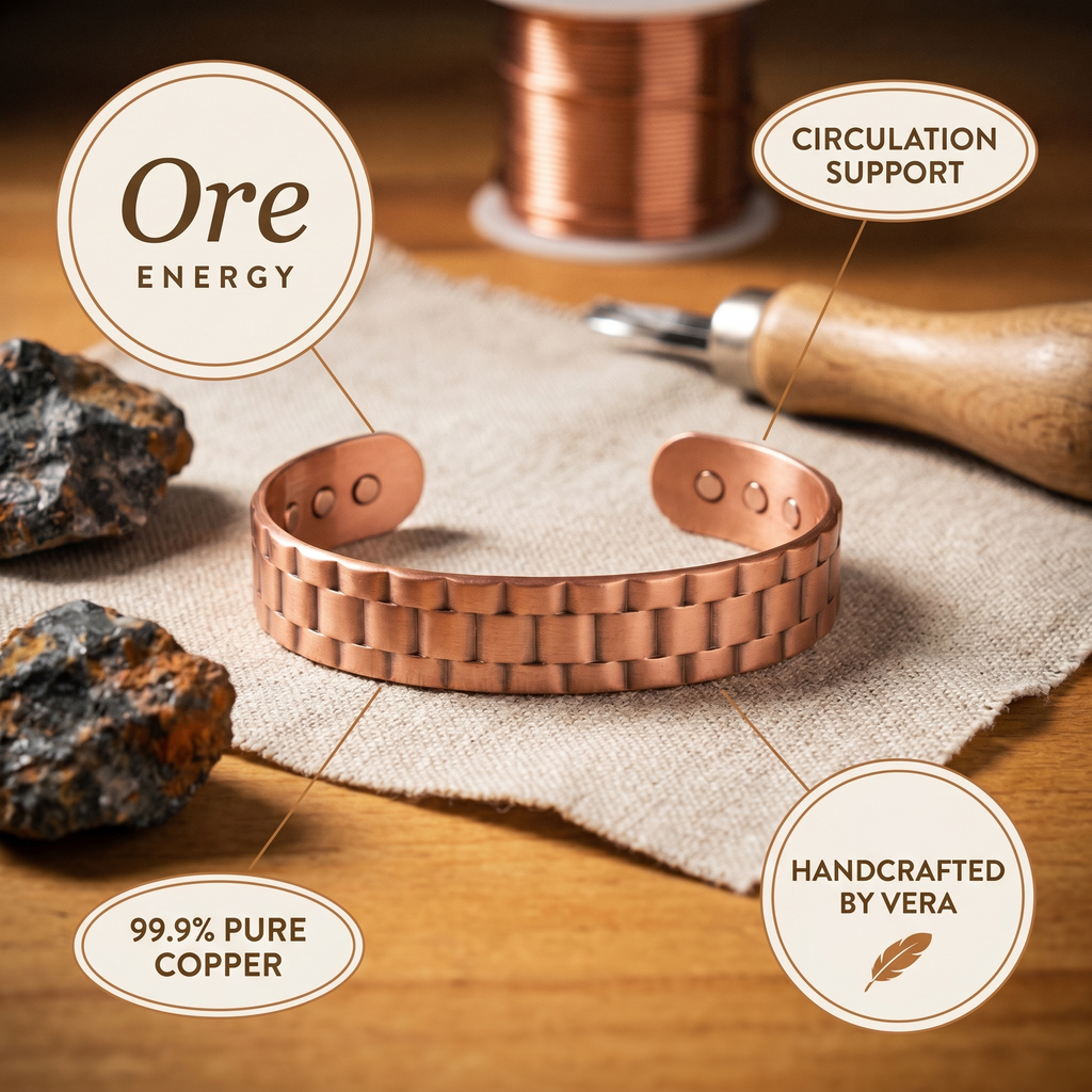 Orfebre Madrid - Pulsera de Cobre Masculina