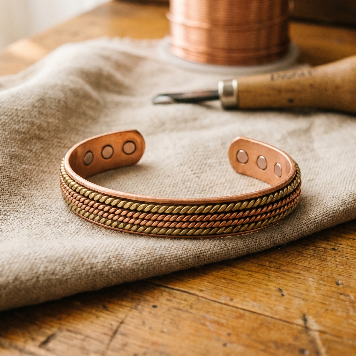 Orfebre Madrid - Pulsera de Cobre