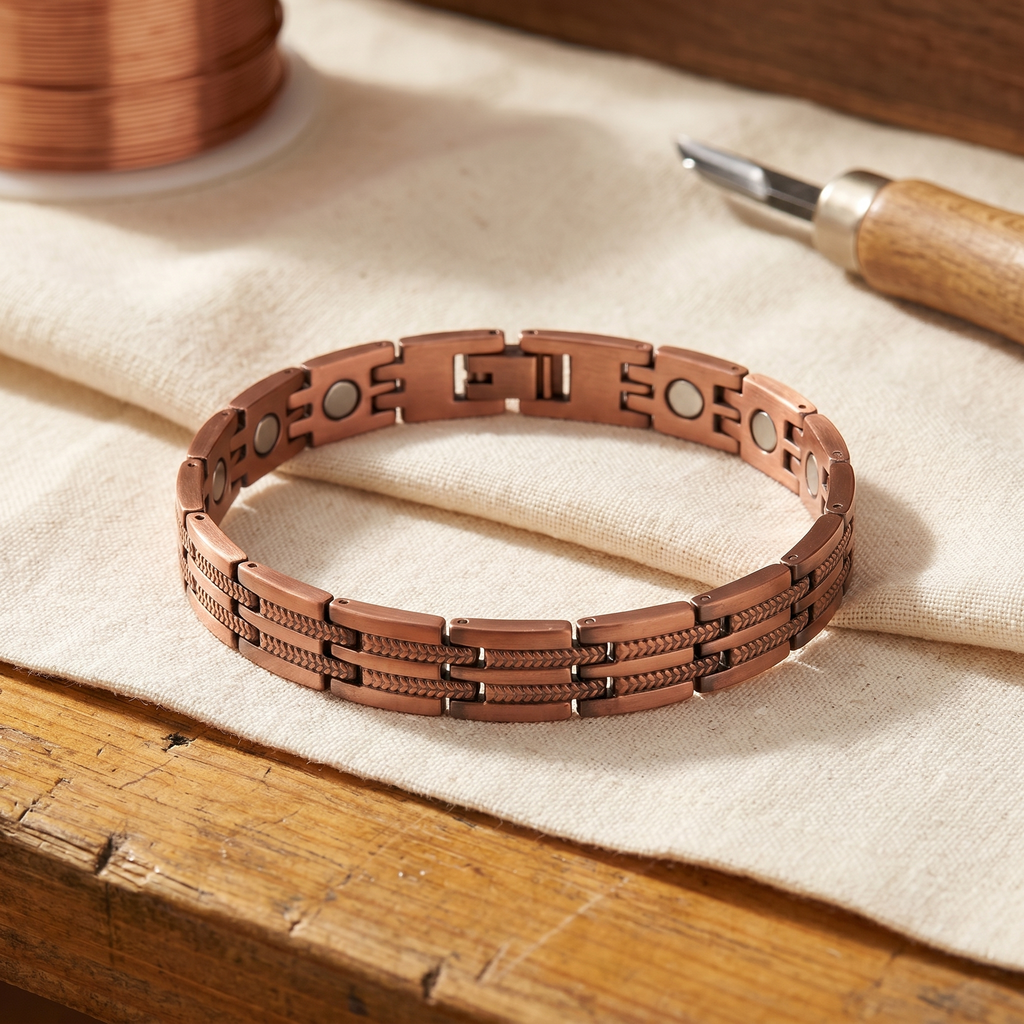 Orfebre Madrid - Pulsera de Cobre Masculina
