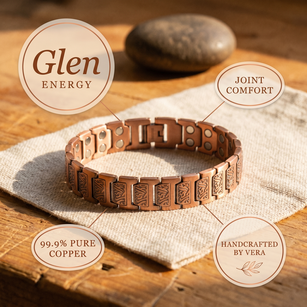 Orfebre Madrid - Pulsera de Cobre Certera para Hombre