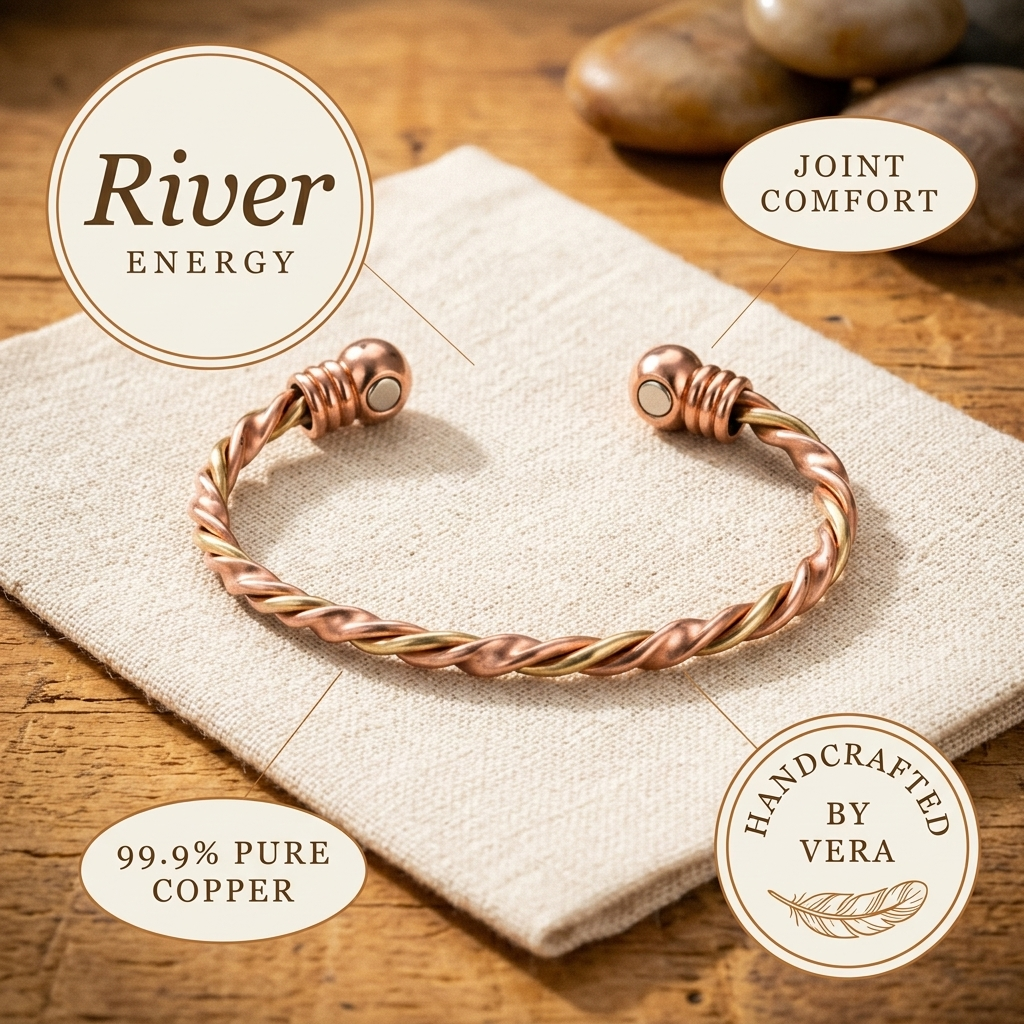 Orfebre Madrid - Pulsera de Cobre Río