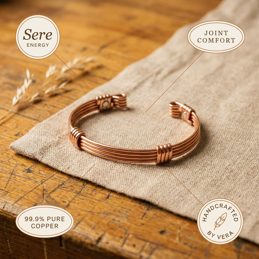 Orfebre Madrid - Pulsera de Cobre Forjada