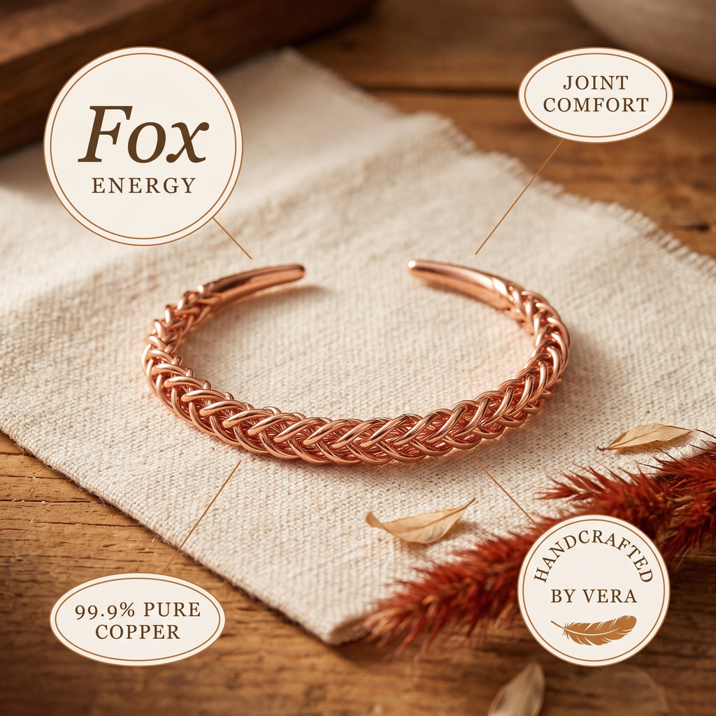 Orfebre Madrid - Pulsera de Cobre de Zorro