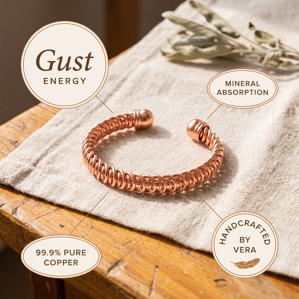 Orfebre Madrid - Pulsera de Cobre Sincera