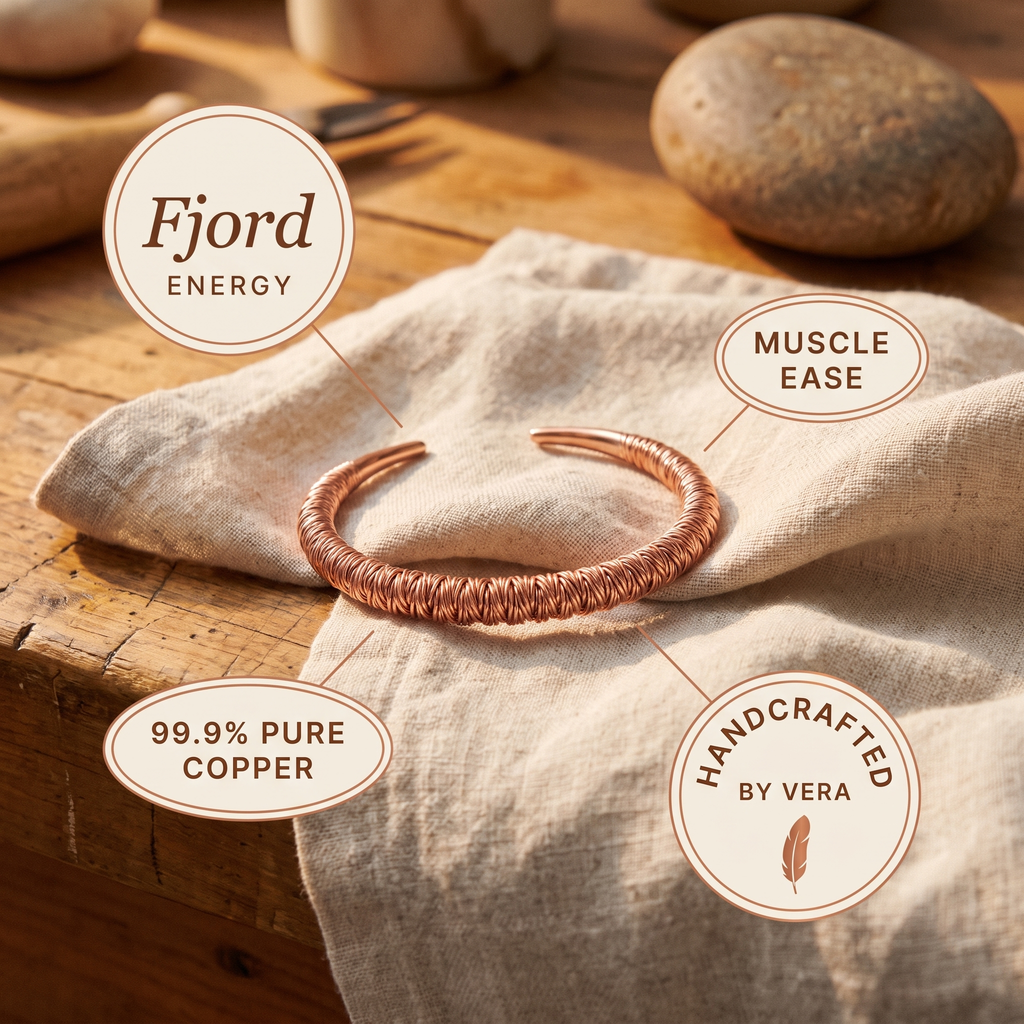 Orfebre Madrid - Pulsera de Cobre del Fiordo