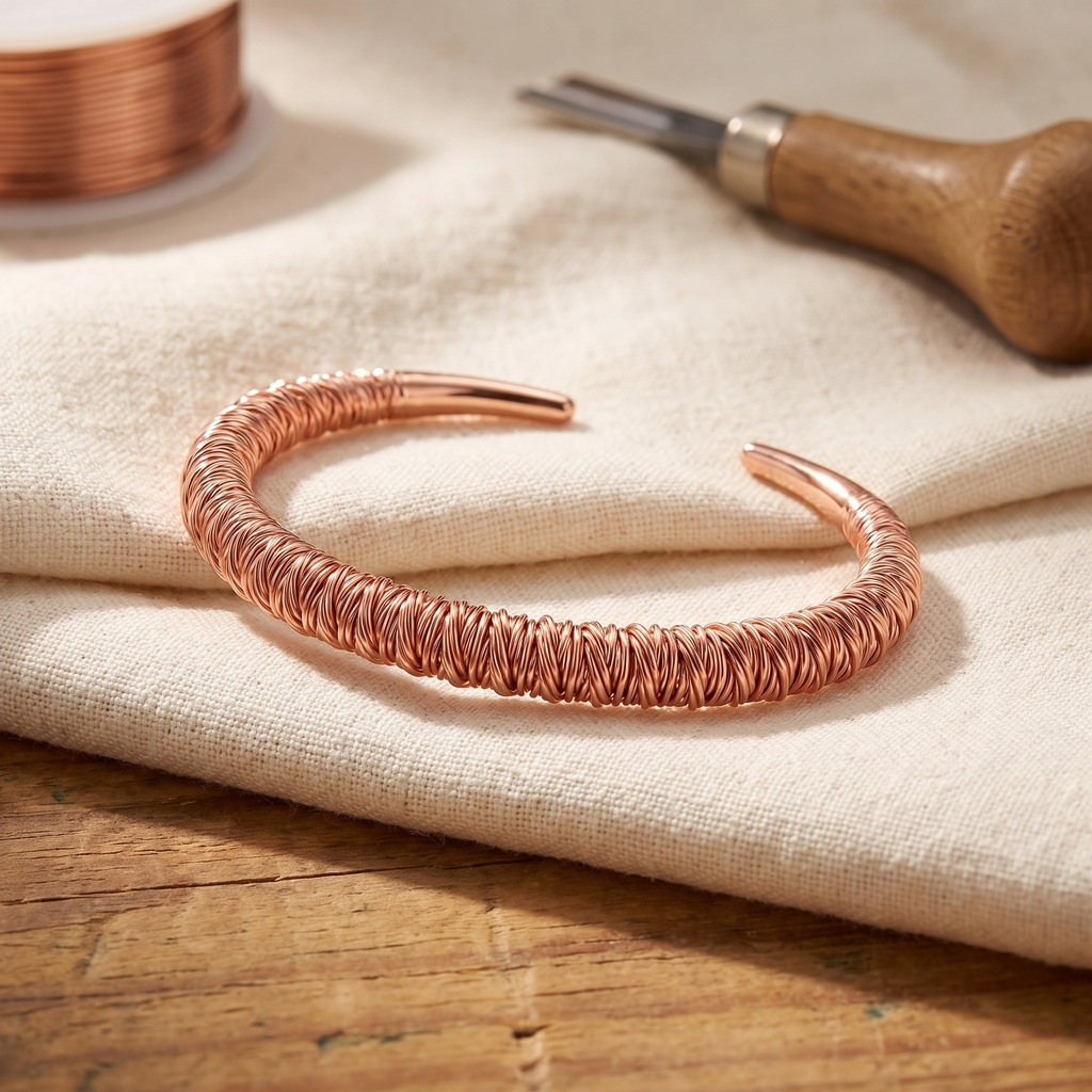 Orfebre Madrid - Pulsera de Cobre del Fiordo