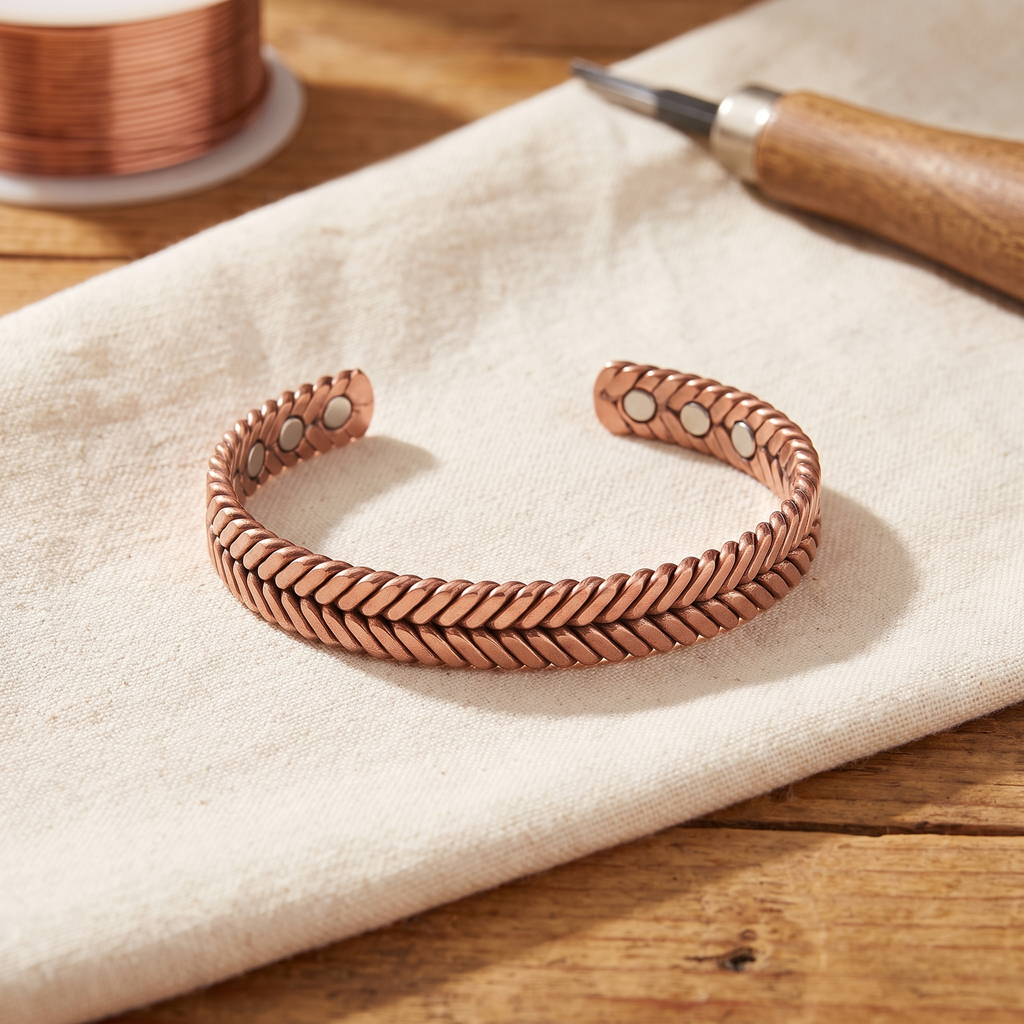 Orfebre Madrid - Pulsera de Cobre Íntima