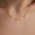 Collar Dainty Tiny con Múltiples Nombres
